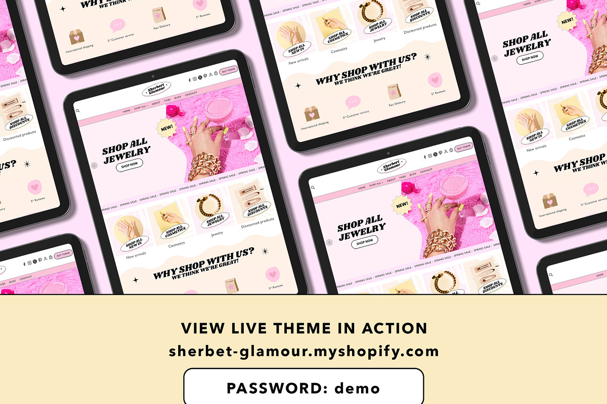 Pastel Beauty Y2K Shopify Theme, a Shopify Template by Template Twist Shop (Photo 4 of 8)