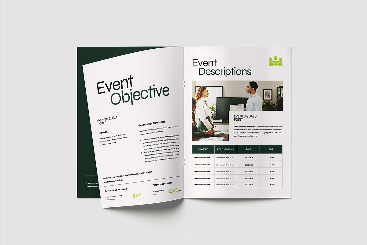 Project Annual Report Template, a Brochure Template by TMint Play (Photo 5 of 8)