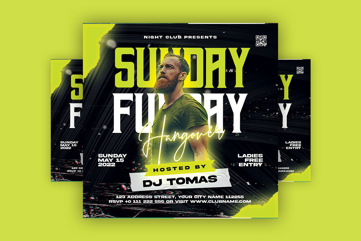 Flyer frenzy. Nightclub delight!, a Flyer Template by CocoDesign (Photo 1 of 2)