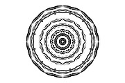 Modern Black and White Mandala Pack, a Decorative Illustration by NJ Himel (Thumbnail 93 of 101)
