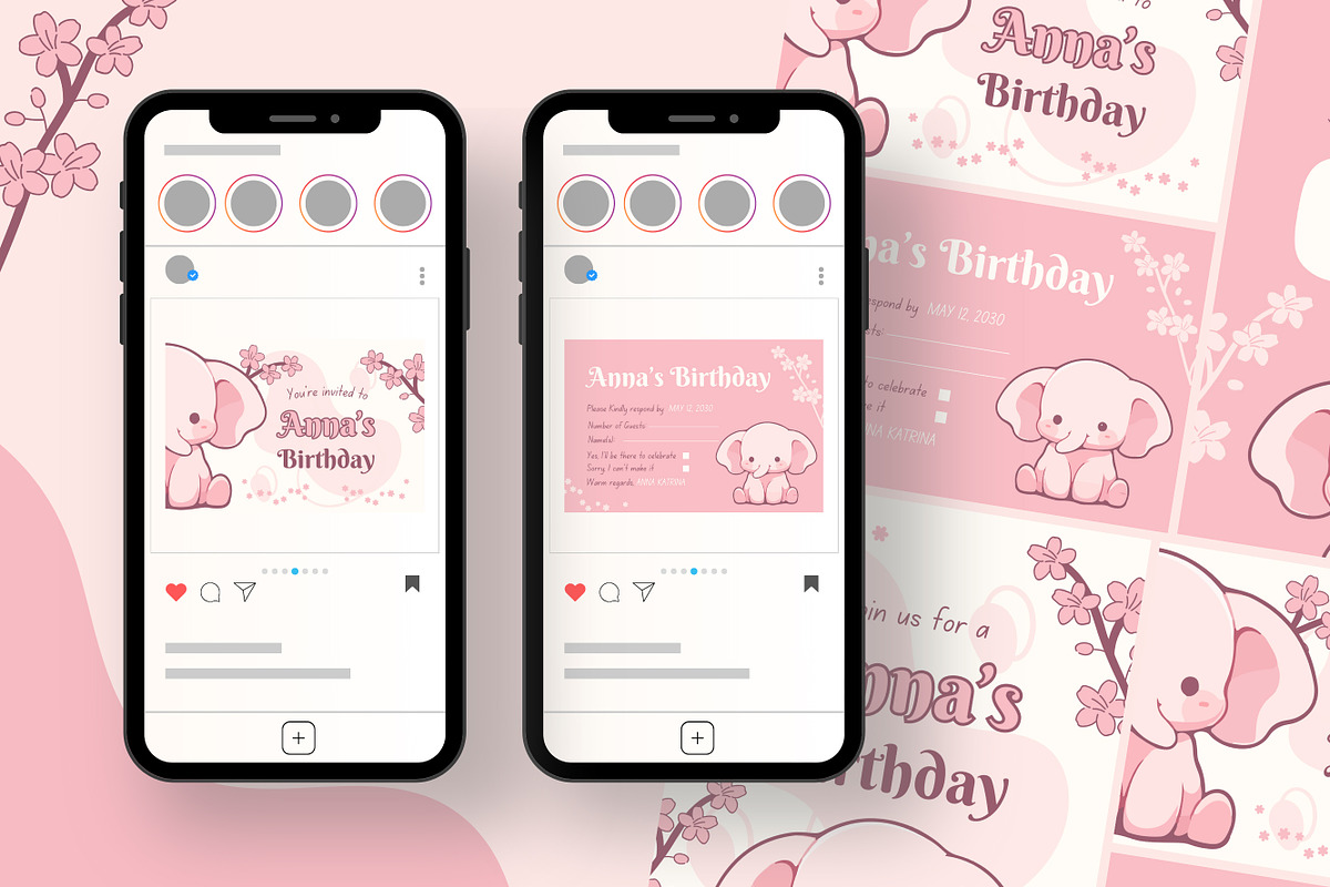 Birthday Party Canva Invitation, a Design Template by TemplateCastleStore (Photo 5 of 6)