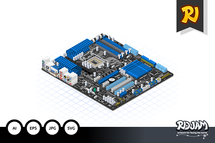 Isometric Motherboard