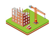 Bundle isometric city, a Work Illustration by AlexZeL (Thumbnail 6 of 15)