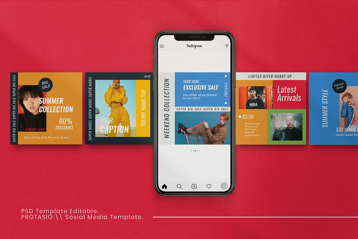 PROTASIO - Brand Social Media Bundle, a Social Media Template by Dirtytemp Studio (Photo 6 of 14)