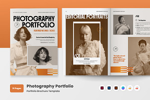 Modern Photograph Portfolio Brochure, a Brochure Template by twinstd