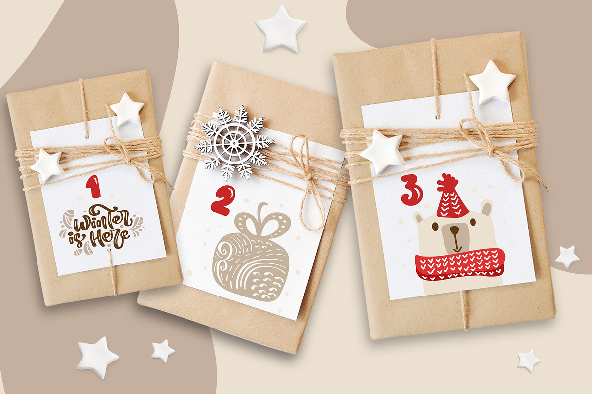 Christmas Scandinavian Advent Animal, an Object Graphic by Happy Letters (Photo 2 of 6)