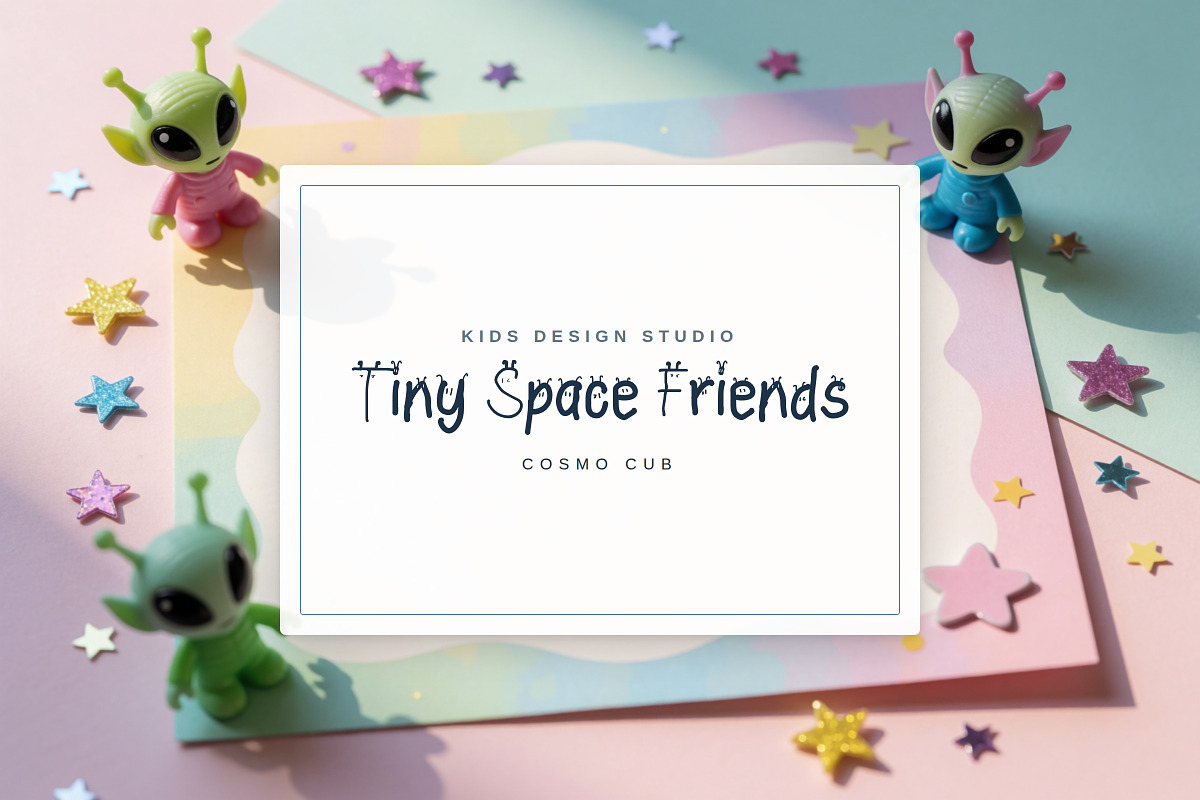 Alien Cute – Playful Slab, a Slab Serif Font by Gookkis Studio (Photo 16 of 17)