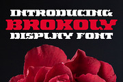 Brokoly Display Font, a Script Font by IHDSTD (Thumbnail 1 of 6)