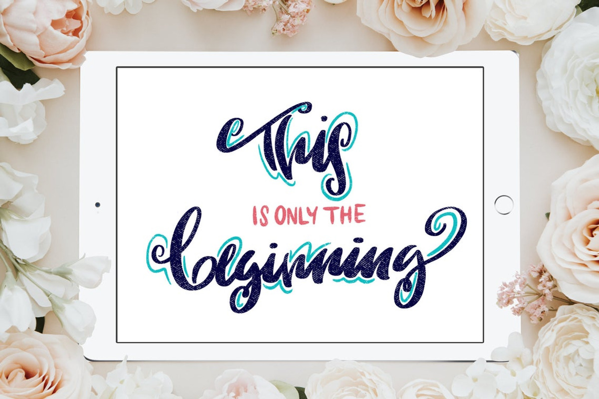 Procreate Lettering Brushes, a Brush Add-On by AnniaArt (Photo 3 of 4)