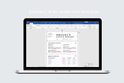 Project Status Report | Word & Indd, a Stationery Template by design_hut (Thumbnail 6 of 6)