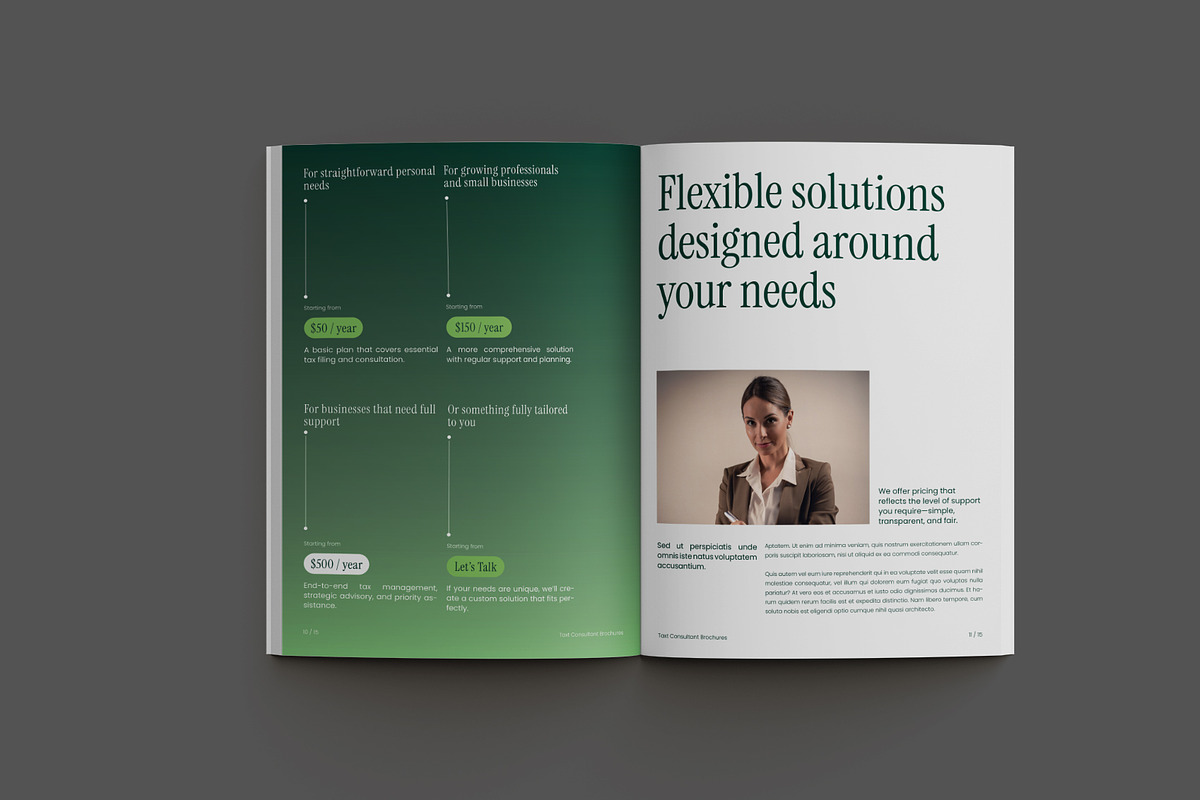 Green Tax Consultant Brochure, a Brochure Template by Neermana (Photo 4 of 9)