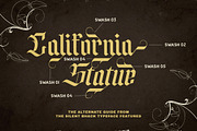 Silent Black - Stylish Blackletter, a Blackletter Font by Bale Type (Thumbnail 8 of 9)