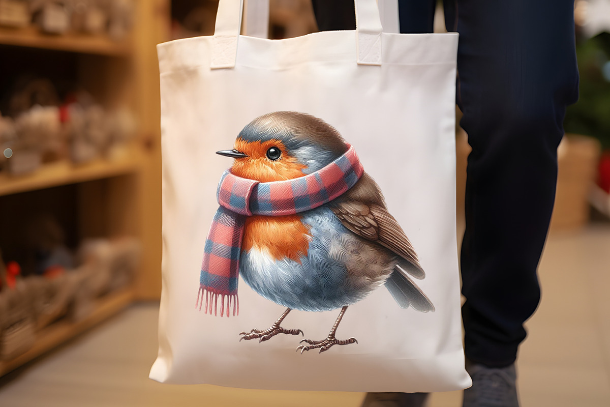 Autumn American Robin Bird Clipart, a Seasonal Illustration by Rose Art (Photo 6 of 7)