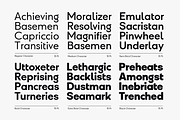 Gutica – Geometric Font Family, a Sans Serif Font by Yukita Creative (Thumbnail 3 of 9)