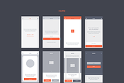Blocks iOS Wireframe Kit, a Templates & Theme by UI8 (Thumbnail 2 of 7)