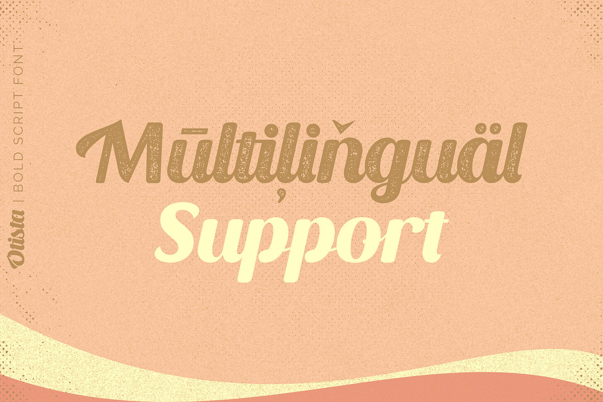 Otista, a Script Font by Omotu Studio (Photo 13 of 14)