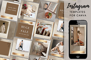 Beige Instagram Template for Canva, a Social Media Template by Innova Studio (Thumbnail 1 of 8)