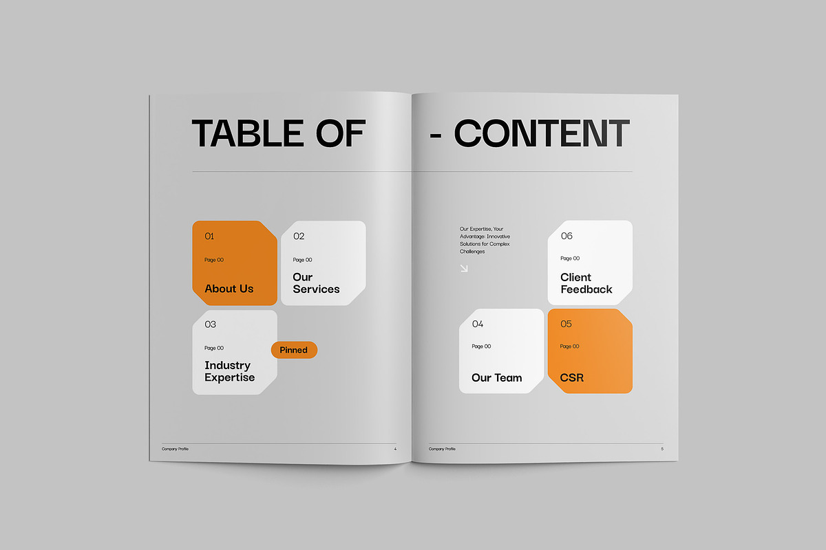 Minimalist Company Profile preview 2
