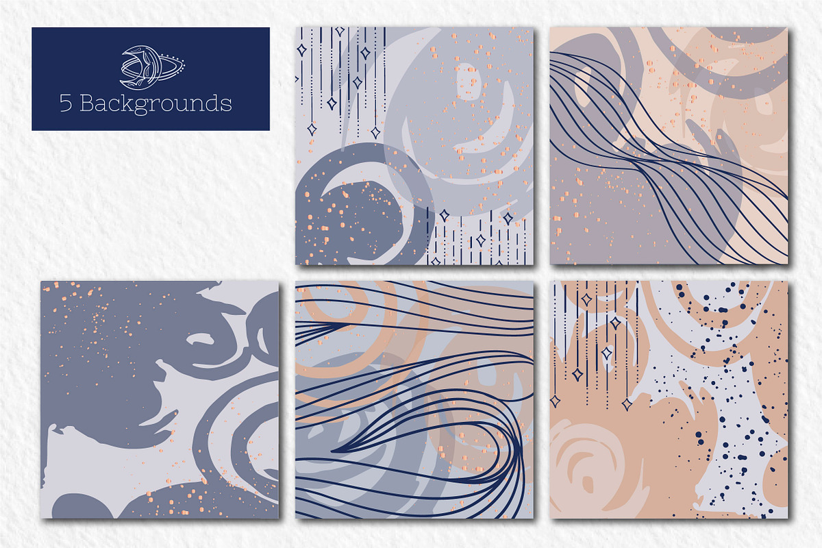 Abstract magic line art Collection, a Decorative Illustration by Tatyana_Zenartist (Photo 6 of 14)