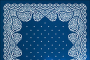 Bandanna print design set (vector), a Pattern Graphic by Bakhtiozin art graphic (Thumbnail 3 of 8)
