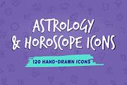 120 Hand-drawn Astrology icons, an Icon by Hand-Drawn Goods (Thumbnail 1 of 4)
