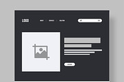 Professional Business Wireframe, a Wireframe Template by MightyDesign (Thumbnail 2 of 10)