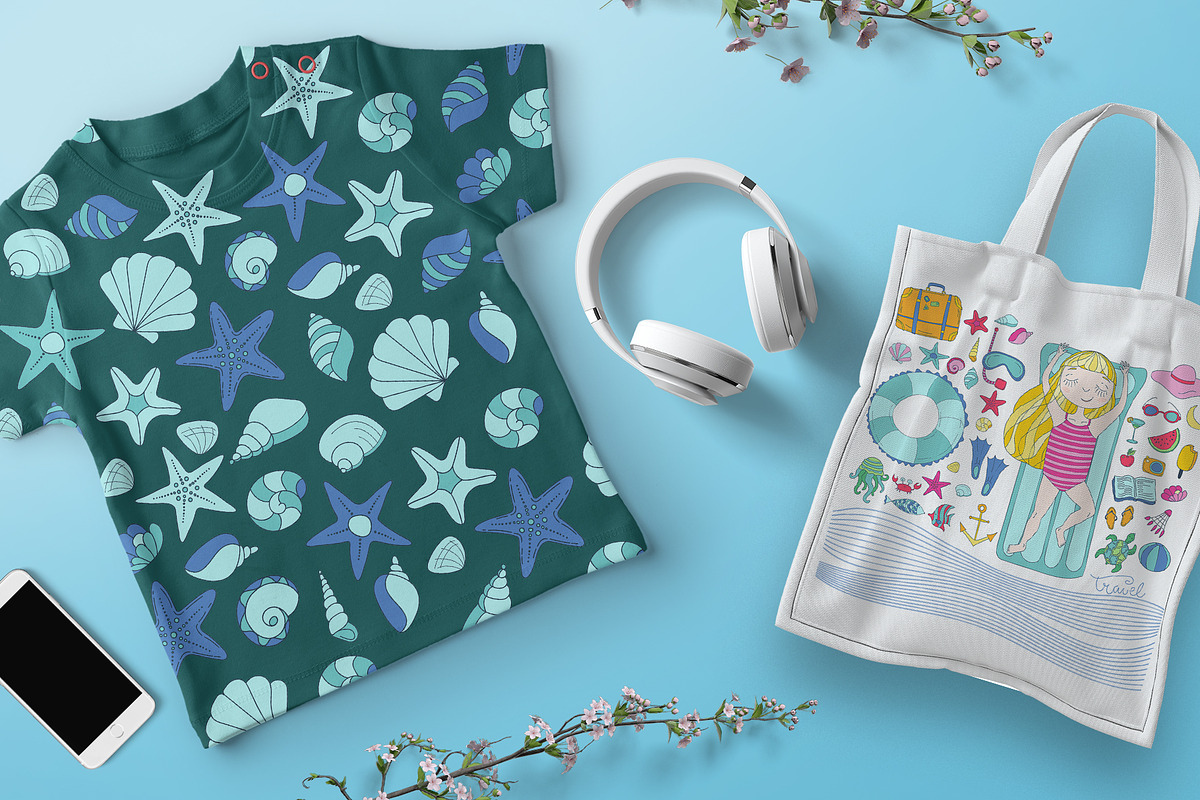 Summertime Vector Collection, an Object Illustration by CARROTDESIGN (Photo 6 of 6)