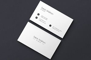 Simple Business Card Template, a Business Card Template by Saman Osama