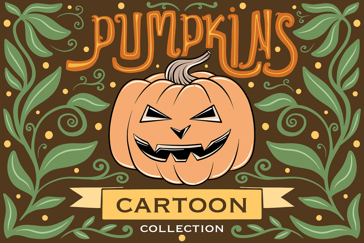 Pumpkins - Cartoon Collection, an Illustration by Alina Sh (Photo 1 of 7)