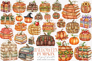 Fall Halloween Book Pumpkin Teacher, an Illustration by SinaCreation (Thumbnail 1 of 7)