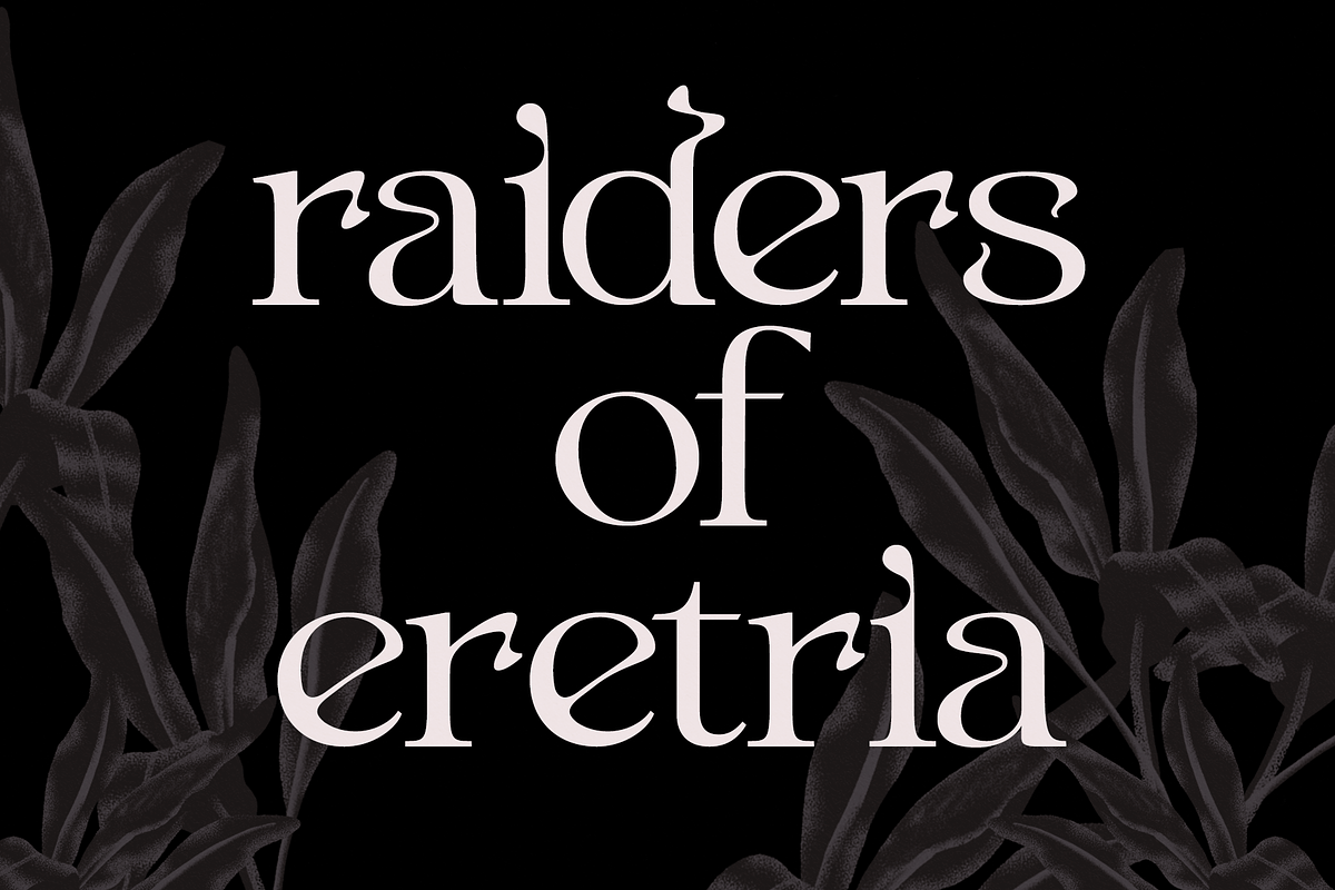 Ark - Psychedelic Art Nouveau Serif, a Serif Font by Fenotype (Photo 9 of 13)