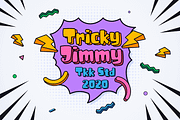 Tricky Jimmy - Comic Font, a Sans Serif Font by tokokoo (Thumbnail 4 of 10)