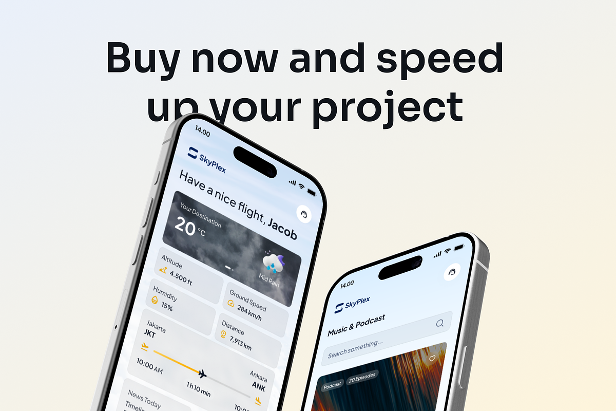 SkyPlex - Inflight Entertain SAAS, an UI Kit Template by Agensip Design Agency (Photo 10 of 10)