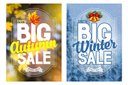 Seasonal Sale Vector Posters, a Work Illustration by Vector beauty (Thumbnail 2 of 3)