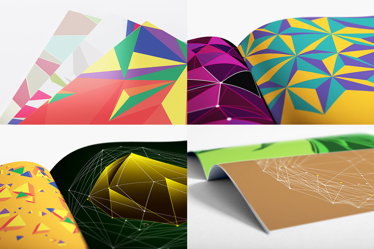 Abstract Geometric Backgrounds v.4 preview 5
