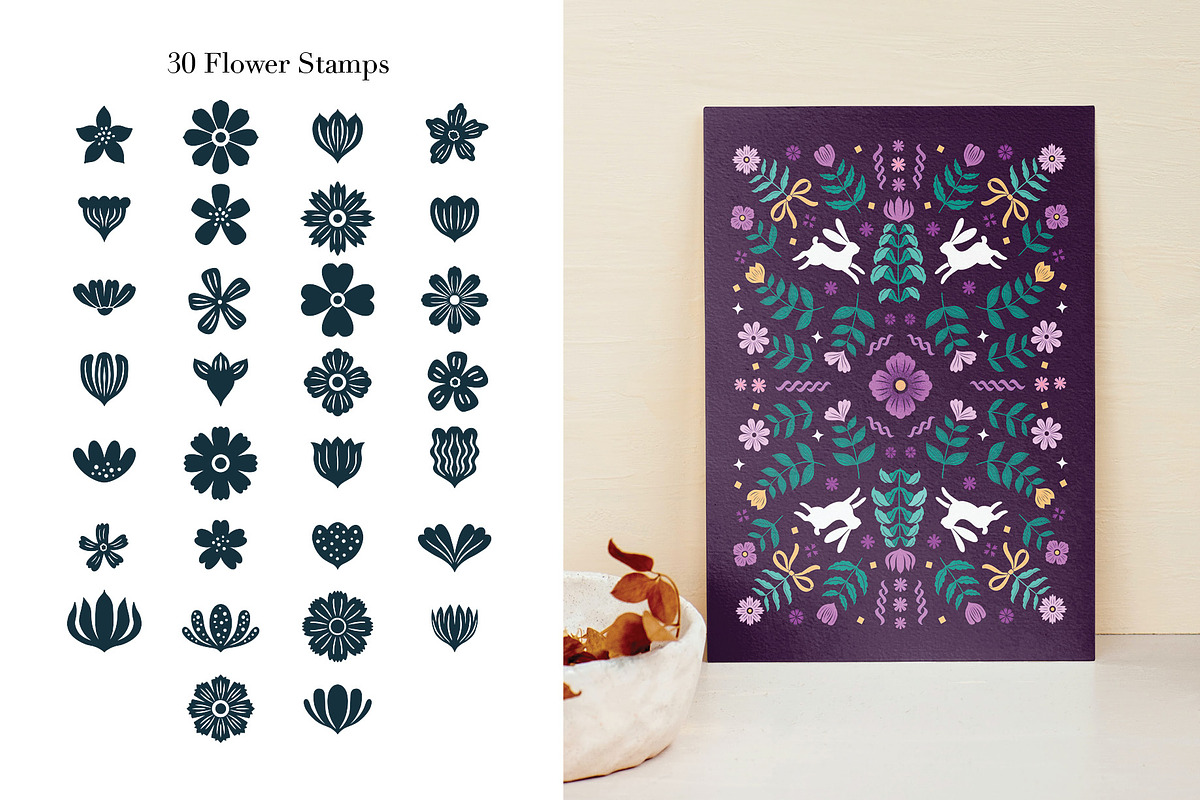 Procreate Easter Bloom Set, a Brush Add-On by Pencil Twist (Photo 4 of 9)