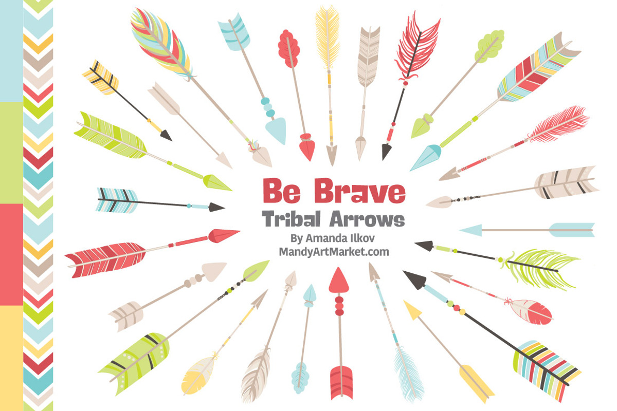 Fresh Blue Arrow Clipart & Vectors, an Illustration by Amanda Ilkov (Photo 1 of 4)
