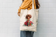 Whimsical Dream Girl Clipart, a Seasonal Illustration by CreationArt (Thumbnail 7 of 9)