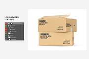 Cardboard Box with Tape Mockup, a Packaging Mockup by RamStudio2 (Thumbnail 15 of 16)
