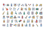 Essential Medical Vector Icons, an Outline Icon by Vector Portal (Thumbnail 2 of 6)