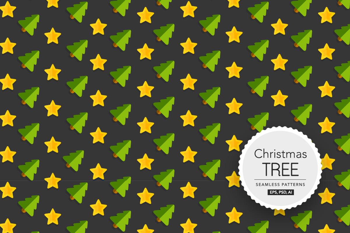 1 Christmas Tree Seamless Patterns, a Pattern Graphic by ToozDesign (Photo 14 of 15)