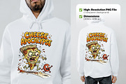 Cheese Apocalypse Zombie Pizza PNG, a Food Illustration by zahidhossainalif (Thumbnail 2 of 3)