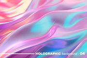 Iridescent Holographic Backgrounds, a Background Graphic by tatiankaart (Thumbnail 5 of 16)
