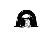 Waterfall Arch Landscape SVG Bundle, an Illustration by jahid234 (Thumbnail 16 of 31)