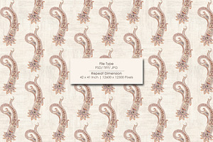 Royal Paisley Seamless Pattern