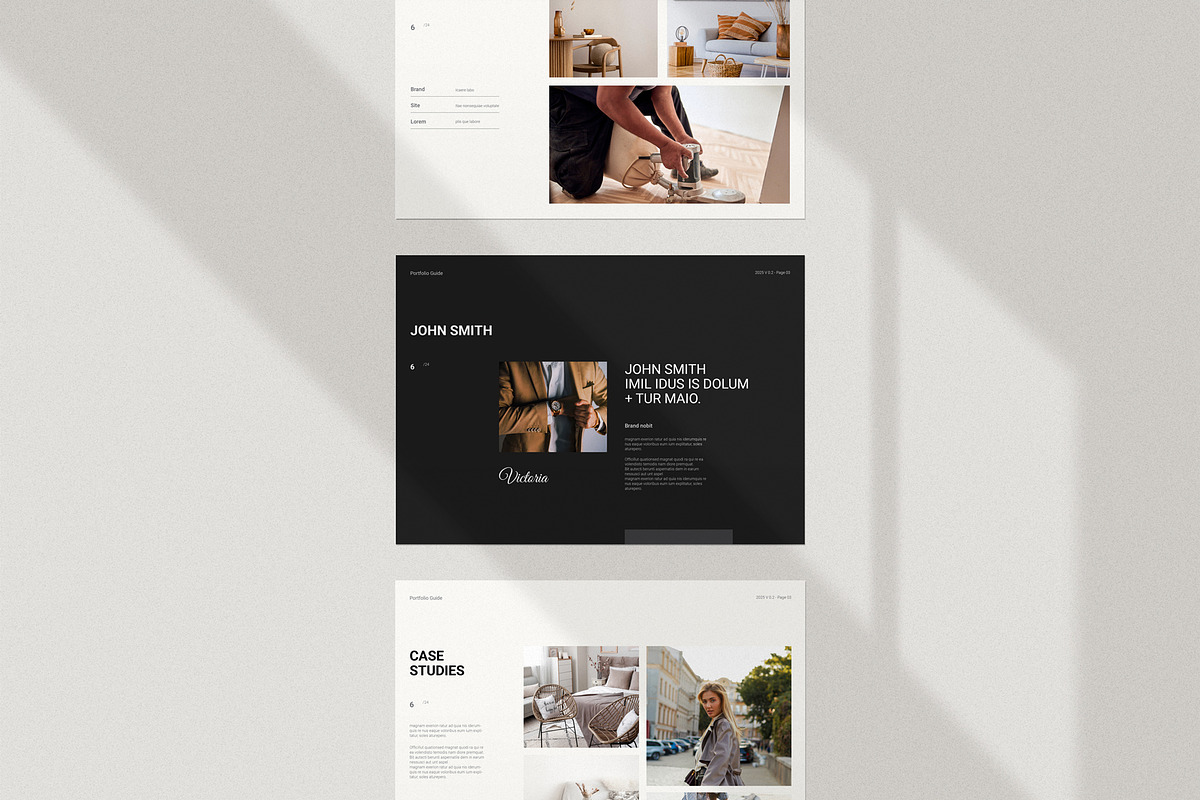 Work Portfolio Template, a Brochure Template by metastudio38 (Photo 5 of 7)