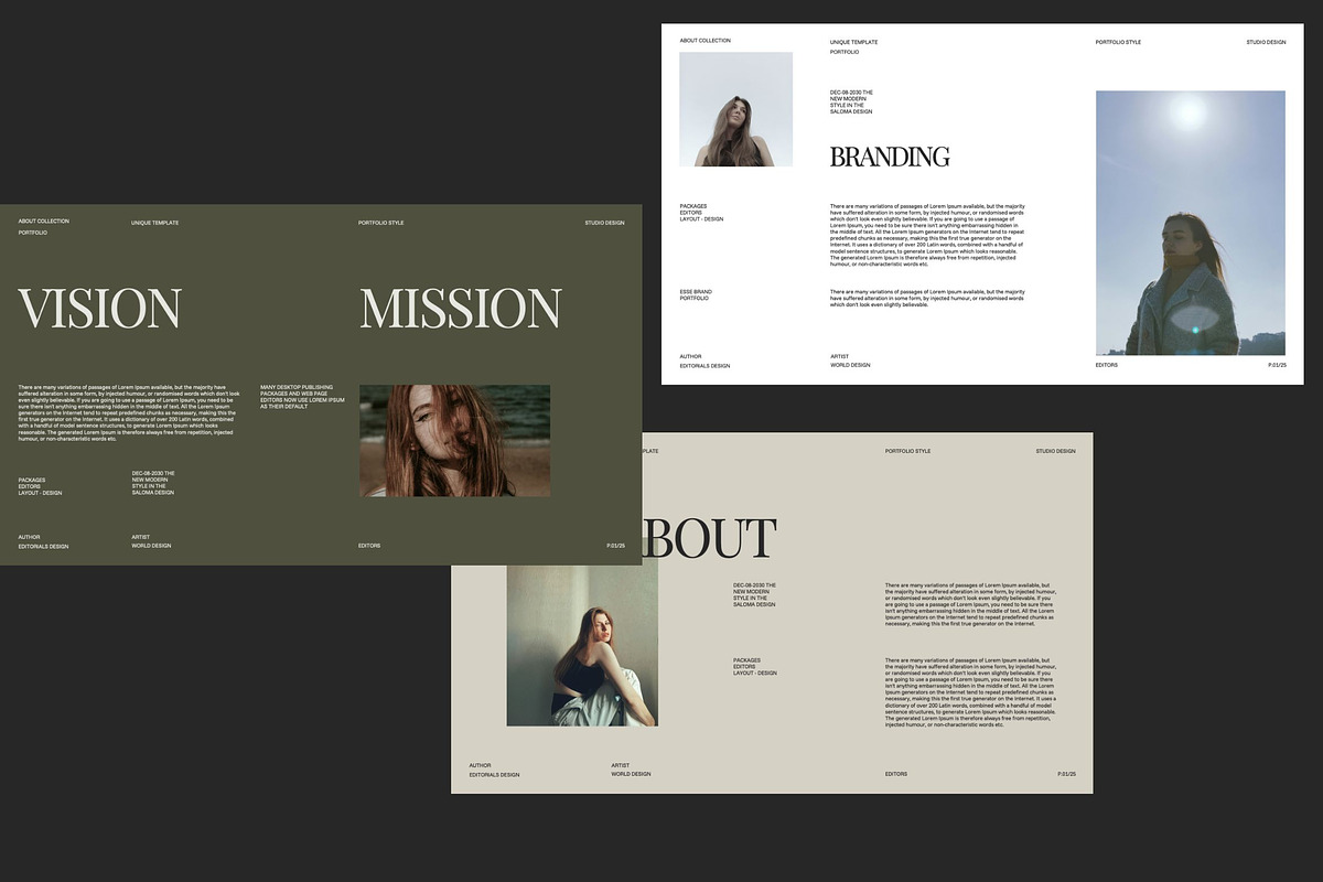 ESSE - Brand Portfolio Template, a Presentation Template by Creatorism (Photo 3 of 9)