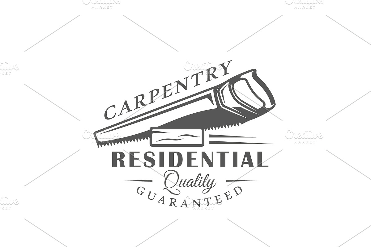 18 Modern Carpentry Logos Templates, a Branding & Logo Template by Art Design (Photo 26 of 26)
