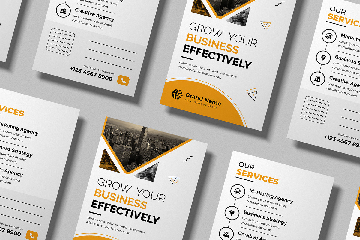 Business Post Card Template, a Card Template by ContestDesign (Photo 1 of 2)