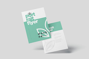 A5 Portrait Event Flyer Mockups, a Product Mockup by GfxFoundry